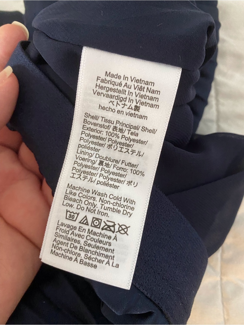 J. Crew Navy Pleated A-Line Midi Skirt - Picture 5 of 5